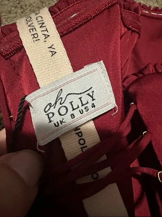 Strapless Ruffle Tiered Mini Dress - Picture 8 of 8